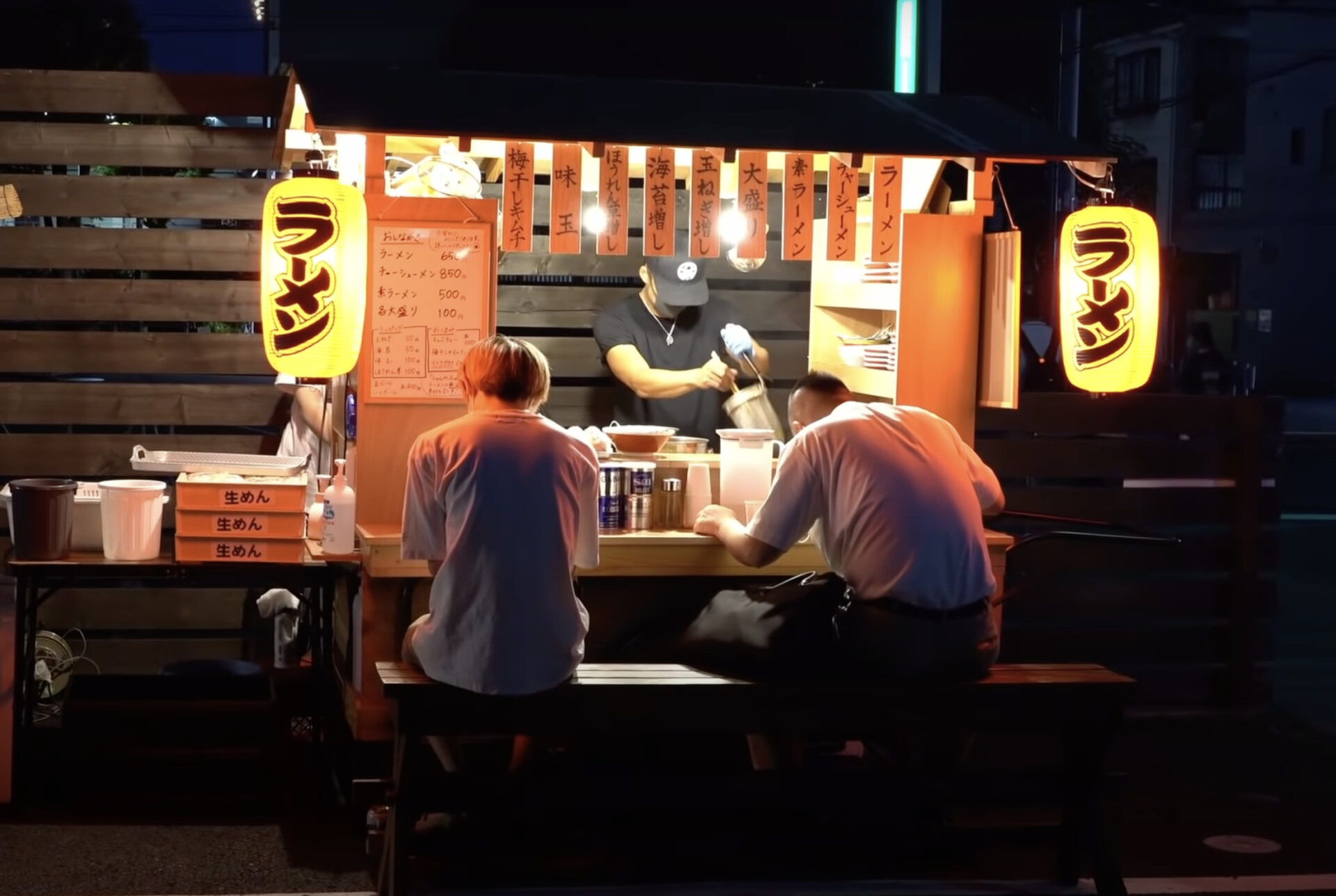 Ramen stall in Japan